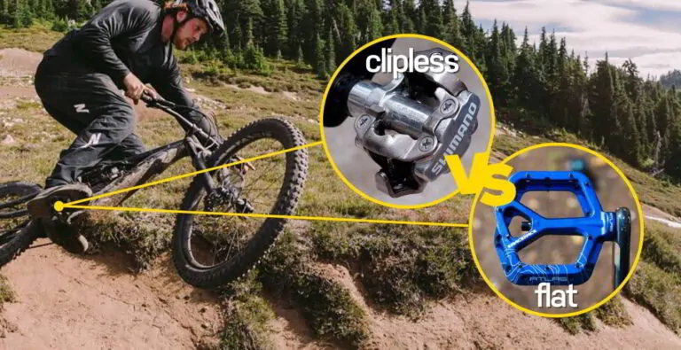clipless vs flat pedals