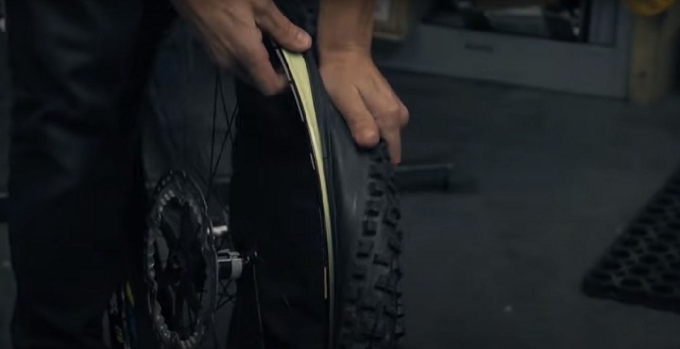 remove the tyre from the other side
