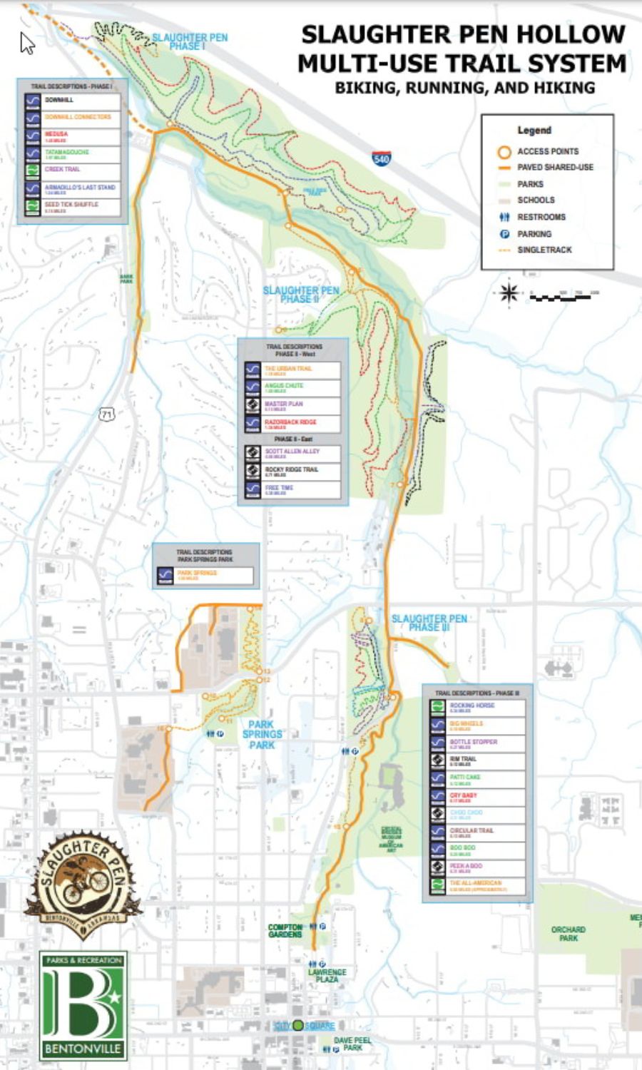 Bentonville bike trail