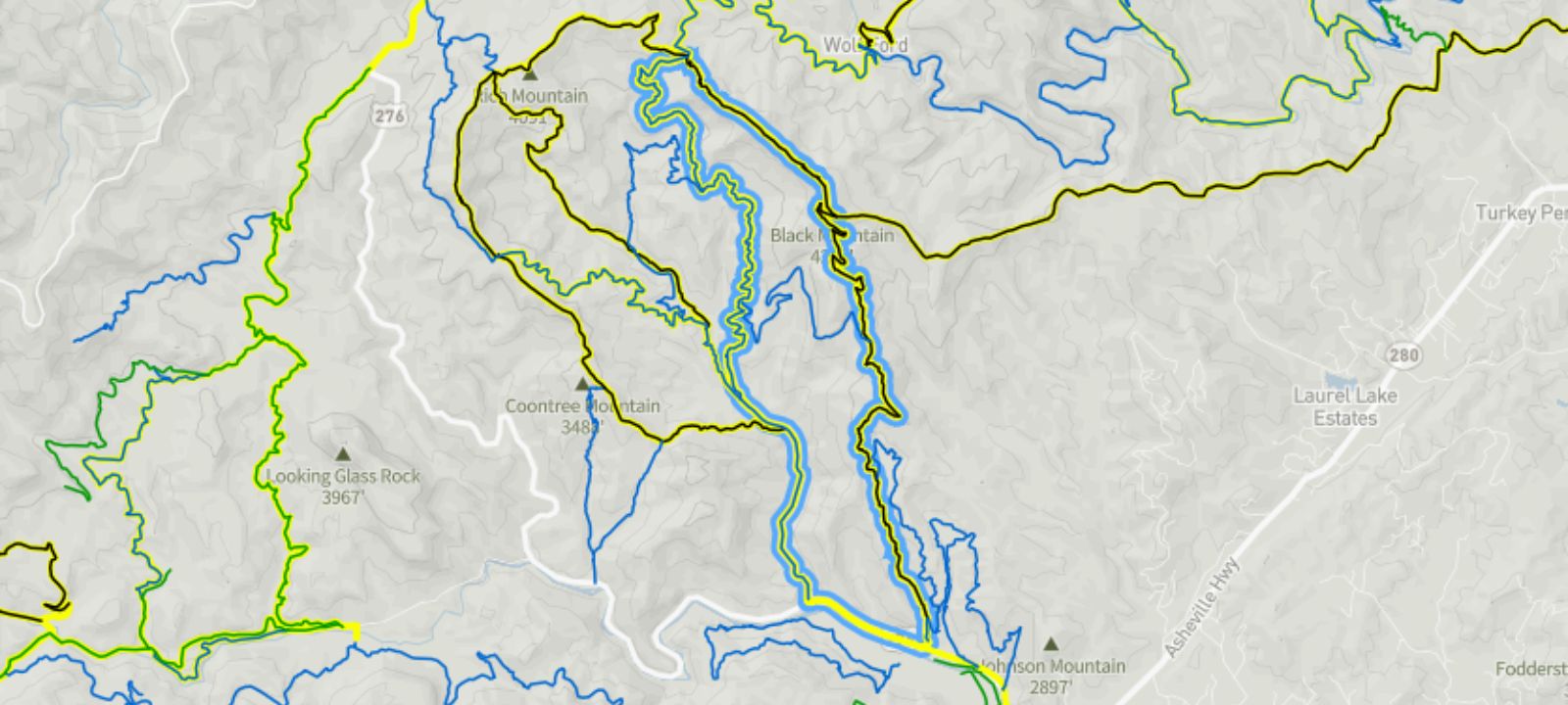 Black Mountain Loop trail