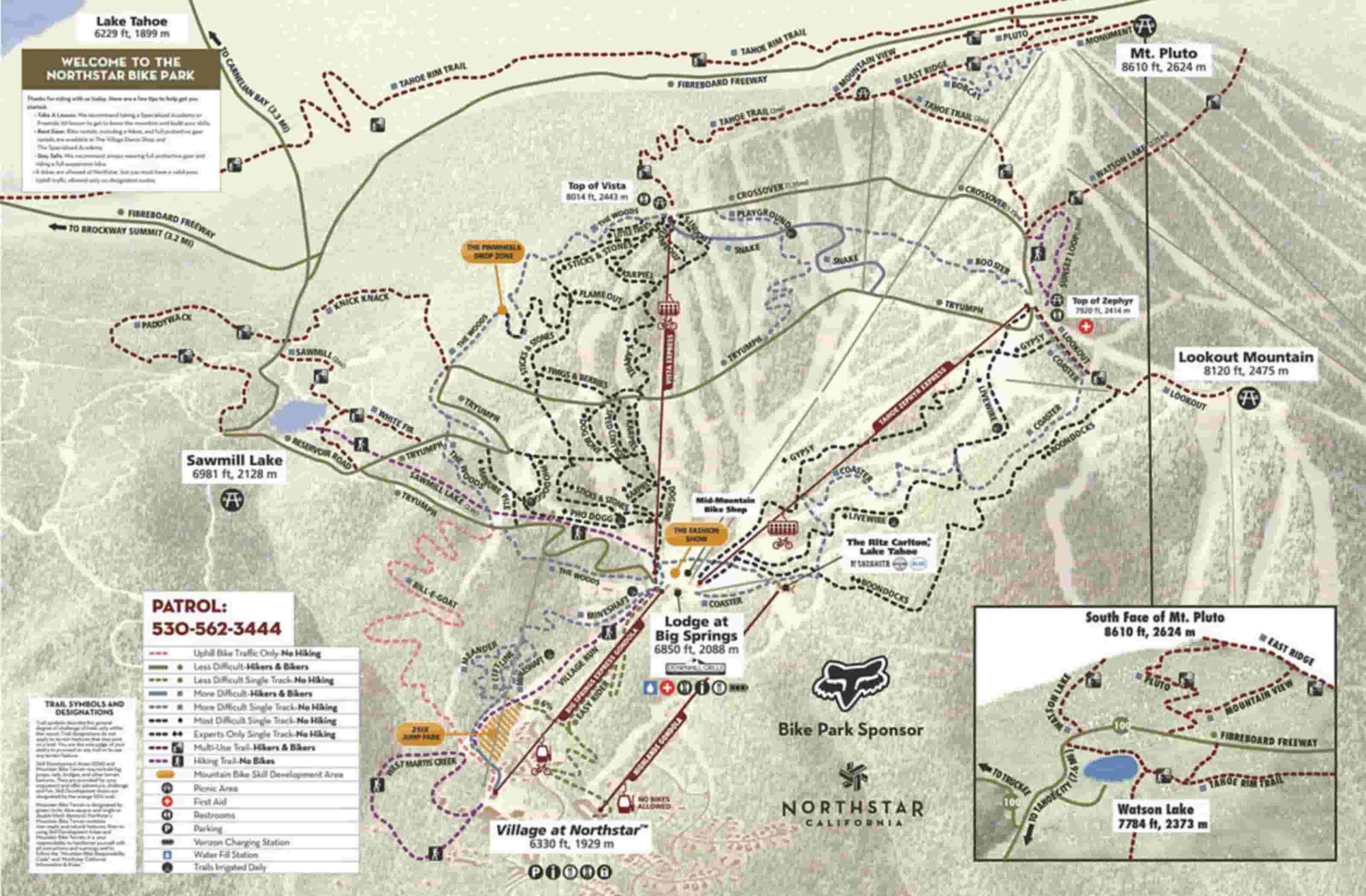 North Star Bike Park bike trail