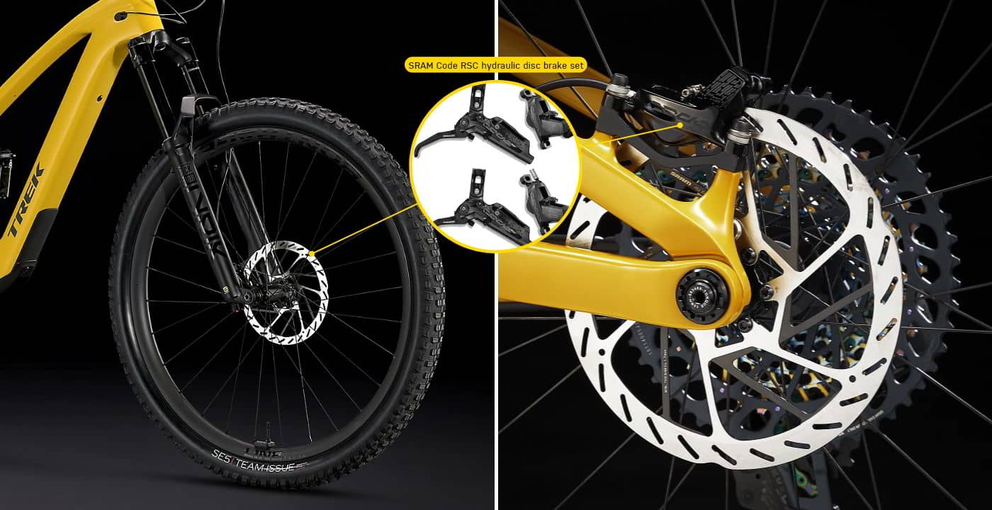 Fuel EXe 9.9 XX1 AXS brakes