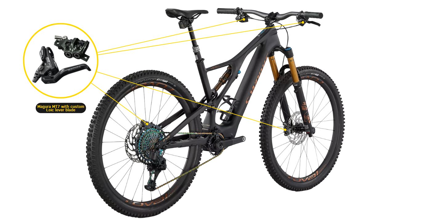 S-Works Turbo Levo SL brakes