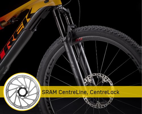 Trek E-Caliber 9.9 XX1 AXS Gen 2 disc brakes