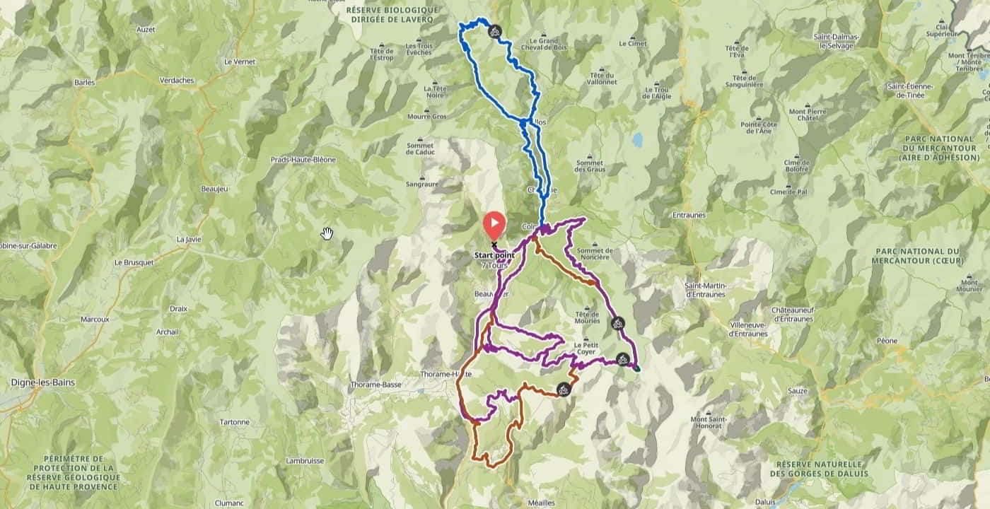 Val d’Allos bike trail
