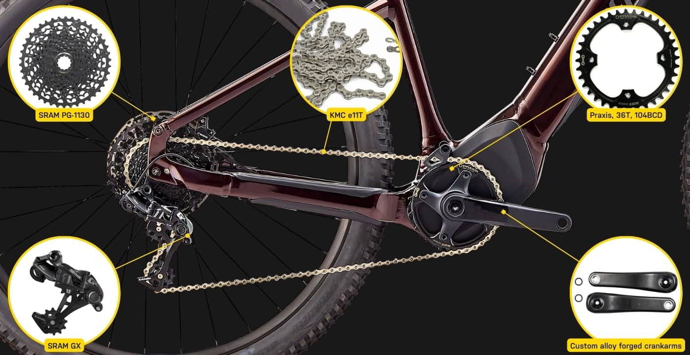 Specialized Turbo Tero 5.0 drivetrain