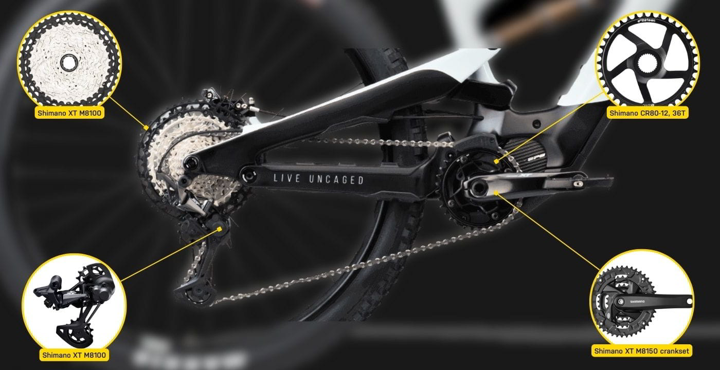 YT Decoy 29 Core 4 drivetrain