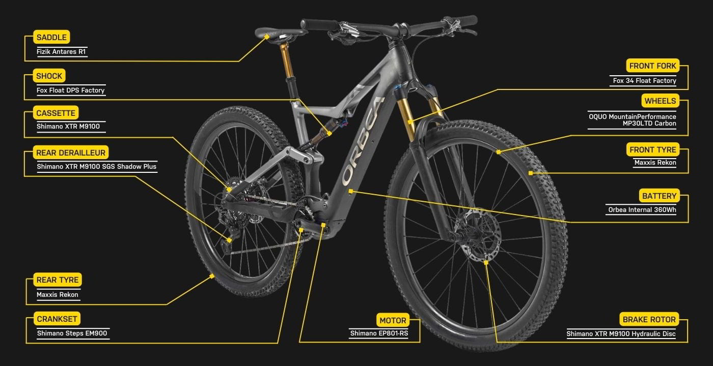 Orbea Rise M-LTD parts