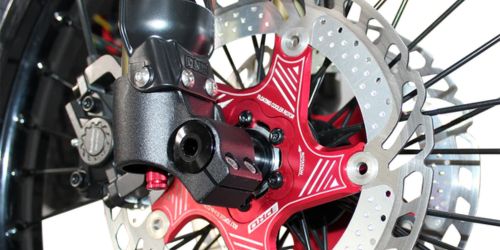 Front and Rear HalloMotor Unique Dual Front Hydraulic Disc Brake