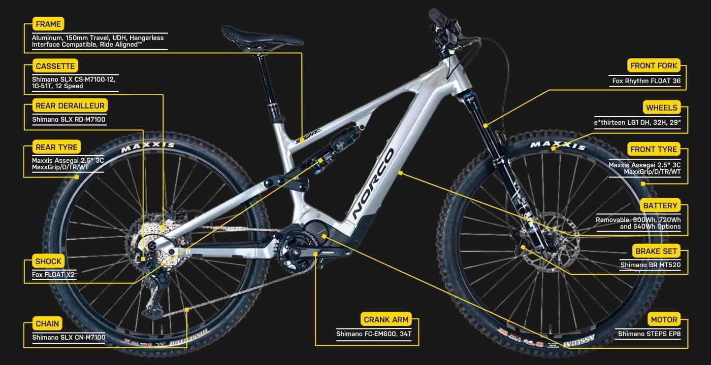 Norco Sight VLT A1 parts