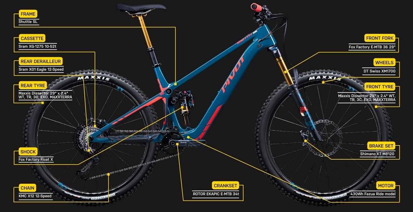 Pivot Shuttle SL Pro X01 parts