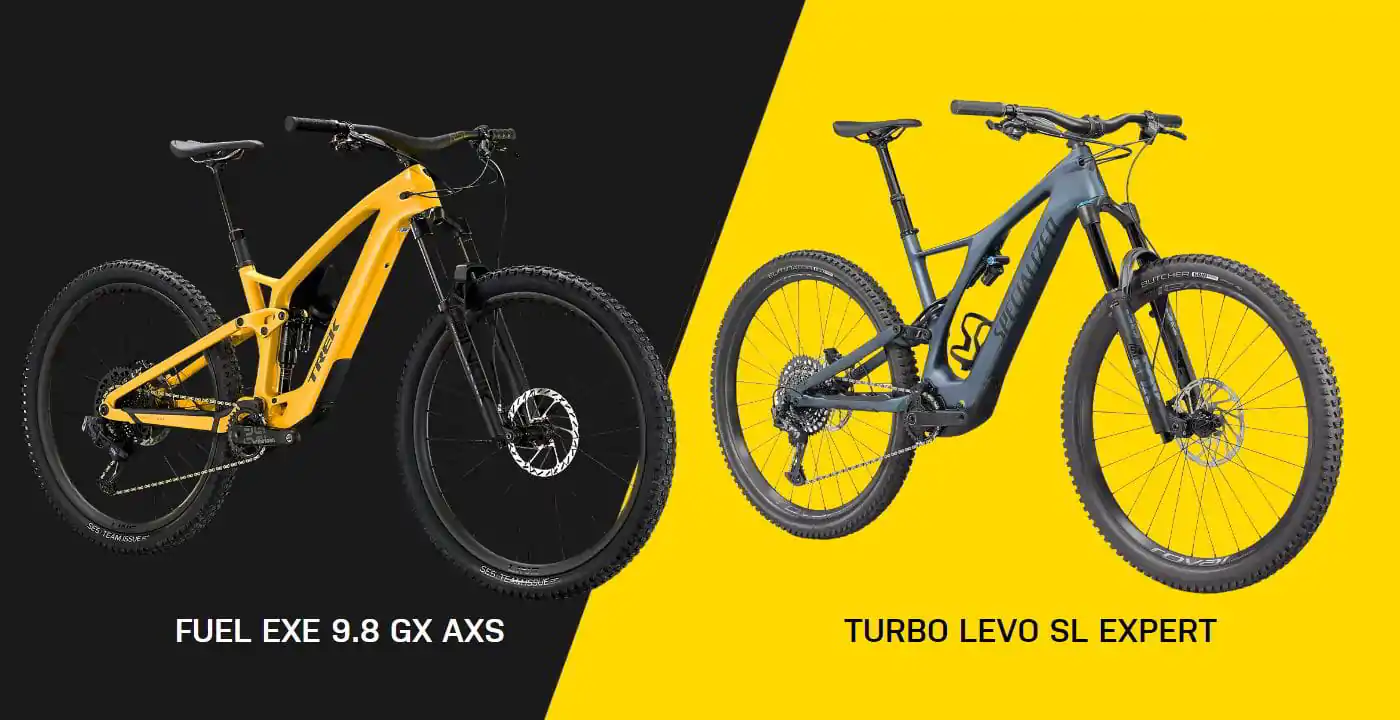 Fuel EXe 9.8 GX AXS Review (2023) 12 Fuel EXe 9.8 GX AXS vs Turbo Levo SL Expert