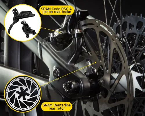 Canyon Torque:ON 9 Review (2023) 12 Torque:ON 9 rear brakes