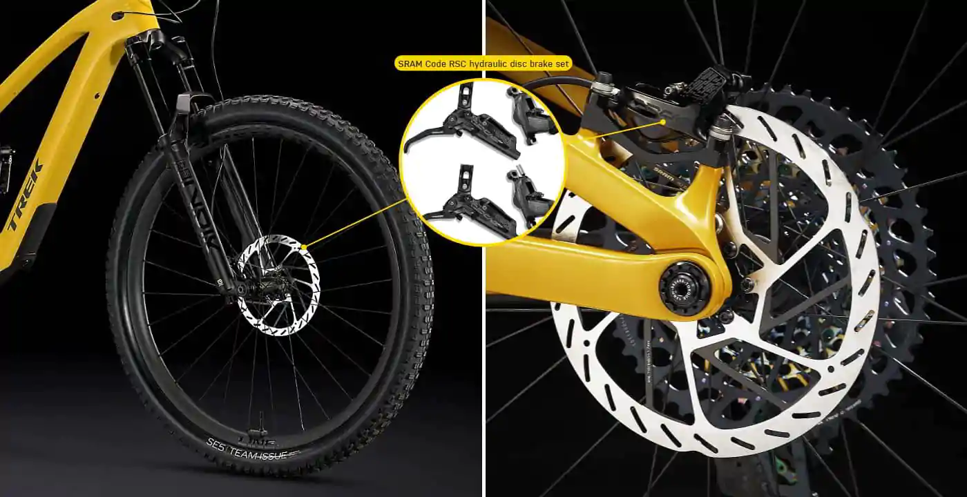Trek Fuel EXe 9.9 XX1 AXS Review (2023) 11 Fuel EXe 9.9 XX1 AXS brakes