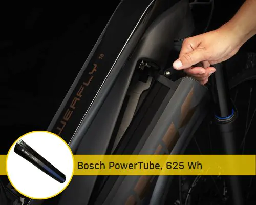 Trek Powerfly FS 9 Equipped Gen 2 Review (2023) 4 Trek Powerfly FS 9 Equipped Gen 2 battery