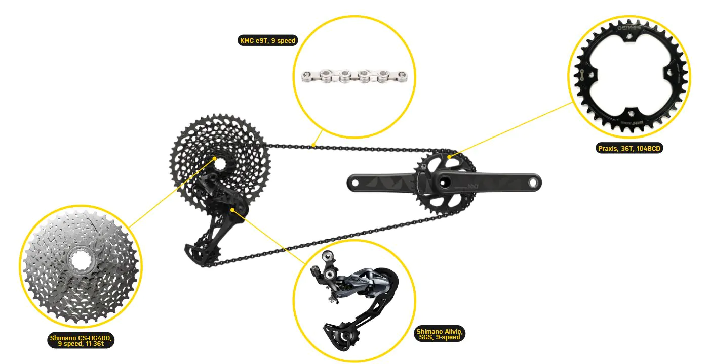 Specialized Turbo Tero 3.0 Review (2023) 11 Turbo Tero 3.0 drivetrain