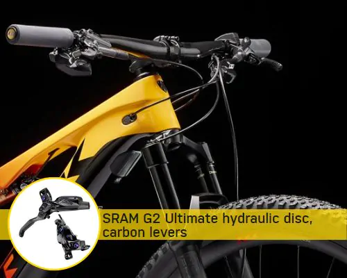 Trek E-Caliber 9.9 XX1 AXS Gen 2 Review (2023) 11 Trek E-Caliber 9.9 XX1 AXS Gen 2 brakes