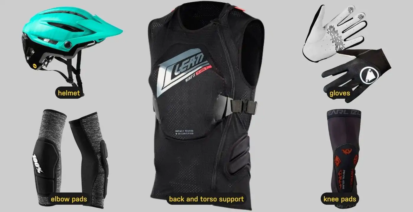 Top Safety Tips for E-Mountain Bike Riding (2025) 1 safety equipment