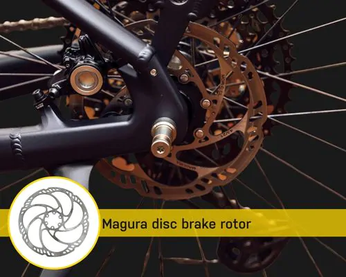 Orbea Urrun 10 2023 Review 12 Orbea Urrun 10 brake disc rotor