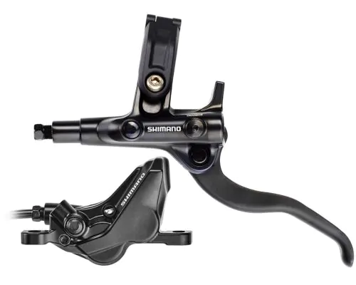 Trek E-Caliber 9.6 Review 10 Shimano 4-piston MT420 brakes