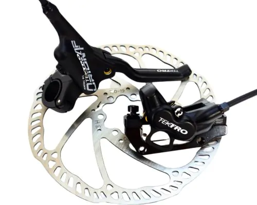 Himiway Zebra Review (2025) 8 Tektro 180MM hydraulic brakes